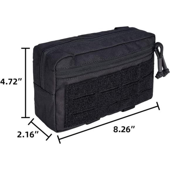 MOLLE Pouch Admin Dump Tactical Pouches Sub Abdominal Drop Carrying Kit EDC Bag - Picture 4 of 6